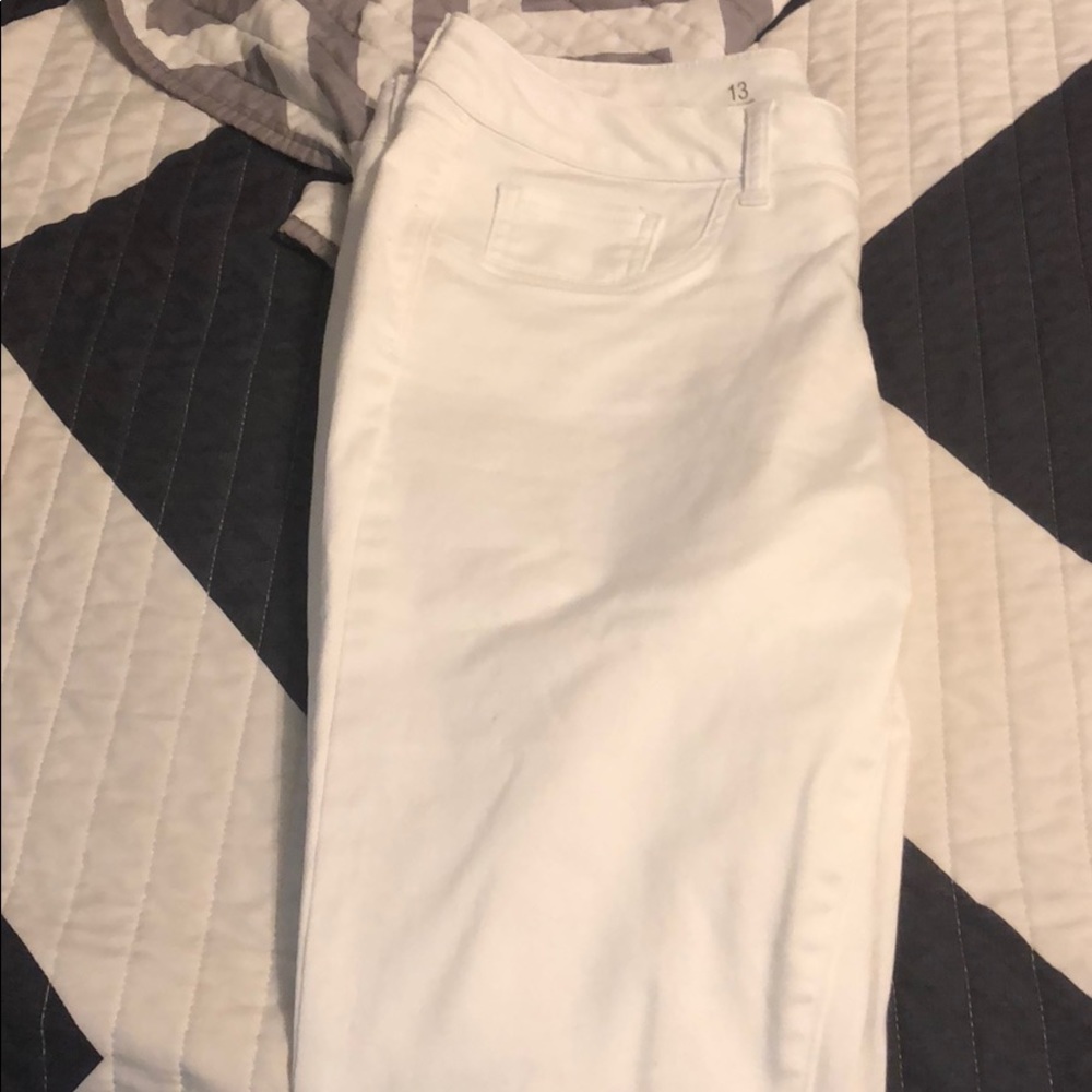 White jeggings